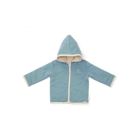 LITTLE DUTCH KABÁTEK OBOUSTRANNÝ STONE BLUE VEL. 68 - KABÁTKY, MIKINKY - PRO DĚTI