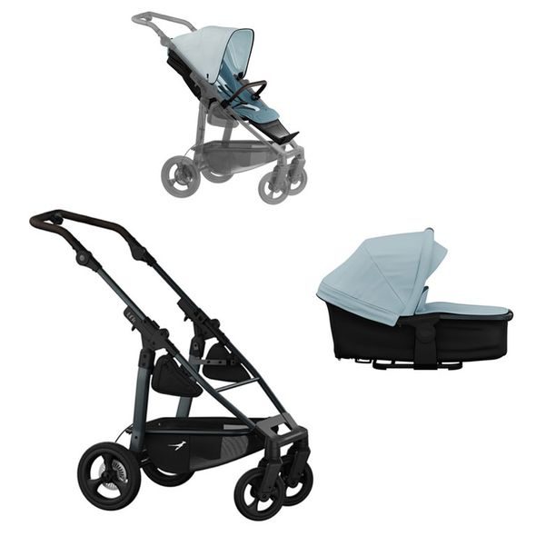 TFK MONO 4 AIR CHAMBER WHEEL + SPORTOVNÍ SEDAČKA + KORBA DUAL BLUE - TROJKOMBINACE - KOČÁRKY A PŘÍSLUŠENSTVÍ