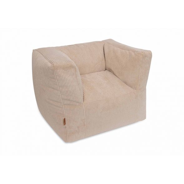 JOLLEIN KŘESLO DĚTSKÉ BEANBAG CORDUROY NATURAL - KŘESÍLKA - SPINKÁNÍ