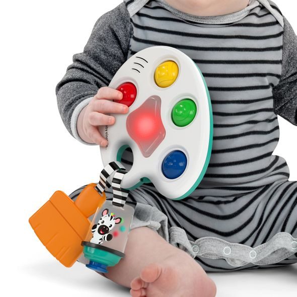 BABY EINSTEIN HRAČKA SENZORICKÁ HUDEBNÍ COLOR PALETTE POPPER 6-36M - MOTORICKÉ A HUDEBNÍ - PRO DĚTI