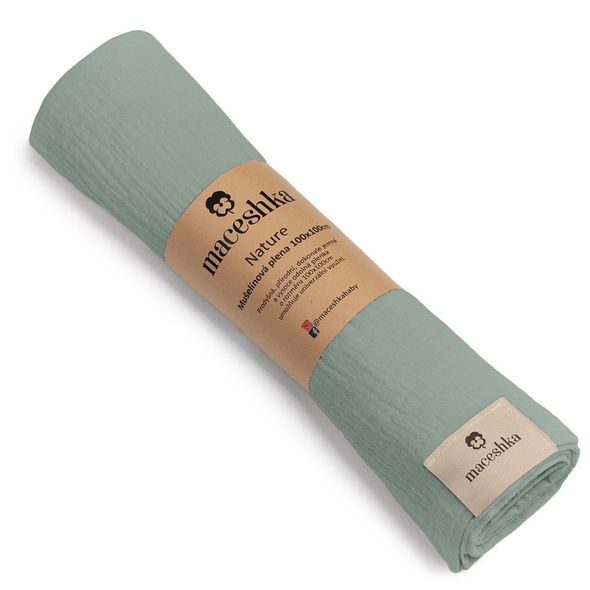 MACESHKA MUŠELÍNOVÁ PLENA NATURE - ZAVINOVACÍ PLENY / OSUŠKY VELKÉ - PŘEBALOVÁNÍ