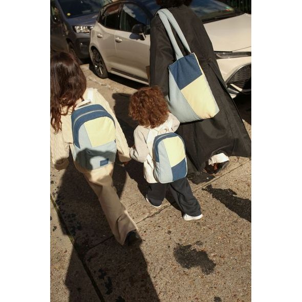 STUDIO NOOS PACKWORK MINI BACKPACK BATŮŽEK DENIM - ORGANIZÉRY A KOŠÍKY - KOČÁRKY A PŘÍSLUŠENSTVÍ