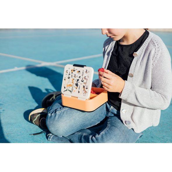 QUOKKA PLASTOVÝ BOX NA SVAČINU TWIST KIDS IN THE WOODS - KRABIČKY NA SVAČINU - KRMENÍ