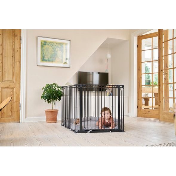 BABY DAN UNIVERZÁLNÍ OHRÁDKA BABYDAN COMBIFIT 5STRANNÁ OHRÁDKA, ČERNÁ - OHRÁDKY - KOUPÁNÍ A ZDRAVÍ