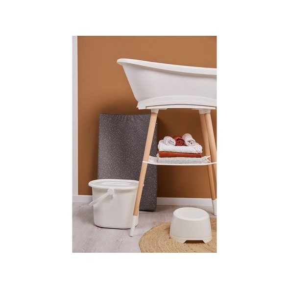 BEBE-JOU SADA VANIČKY SENSE WHITE A STOJANU SENSE - VANIČKY PLASTOVÉ - KOUPÁNÍ A ZDRAVÍ