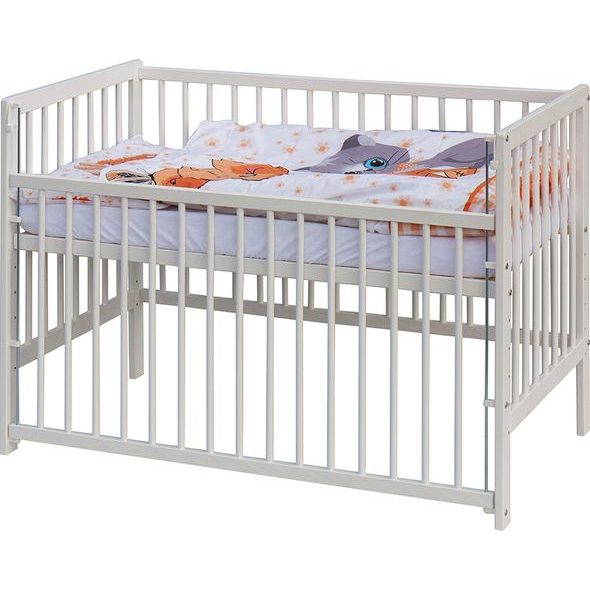 SCARLETT DĚTSKÁ POSTÝLKA S KOMPLETNÍ VÝBAVOU SCARLETT 120 X 60 CM - TERY - DŘEVĚNÉ POSTÝLKY - SPINKÁNÍ