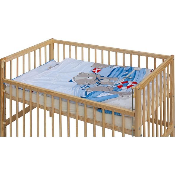 SCARLETT DĚTSKÁ POSTÝLKA S KOMPLETNÍ VÝBAVOU SCARLETT 120 X 60 CM - RATY - DŘEVĚNÉ POSTÝLKY - SPINKÁNÍ