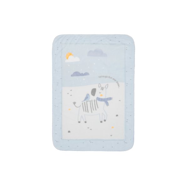 KIKKABOO DĚTSKÁ DEKA SUPER SOFT 140X110 CM STRIPY FRIENDS - DĚTSKÉ DEKY PRO MIMINKA - SPINKÁNÍ