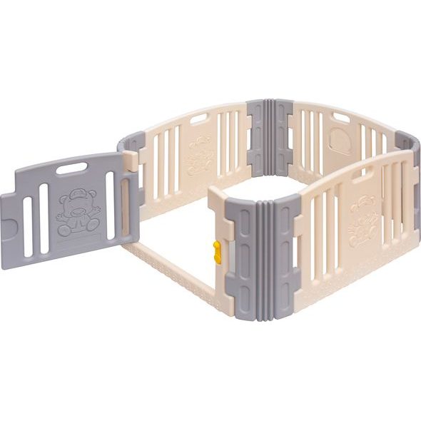 SCARLETT PLASTOVÁ OHRÁDKA SCARLETT MÉĎA MLÉČNO-ŠEDÁ 116X116CM - OHRÁDKY - KOUPÁNÍ A ZDRAVÍ