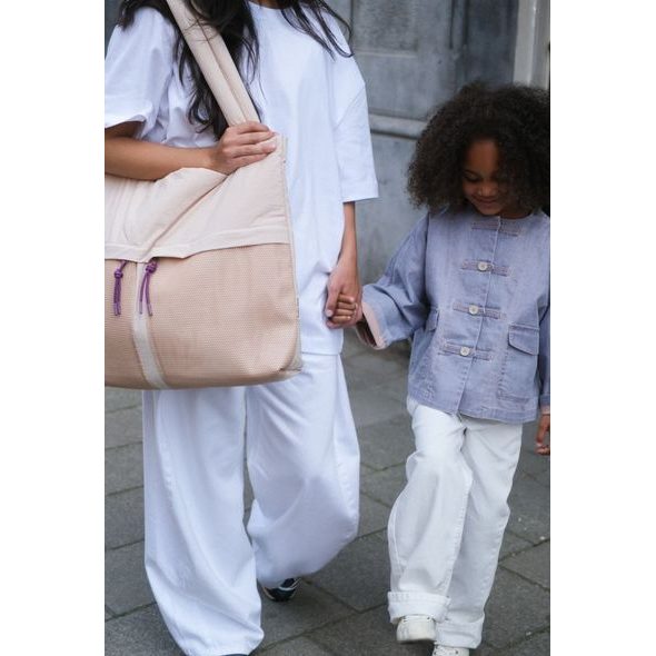 STUDIO NOOS PATCHWORK MOM BAG OATMEAL - DOPLŇKY - PRO MAMINKY