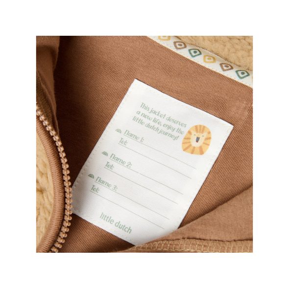 LITTLE DUTCH KABÁTEK TEDDY WARM TAUPE VEL. 92 - KABÁTKY, MIKINKY - PRO DĚTI