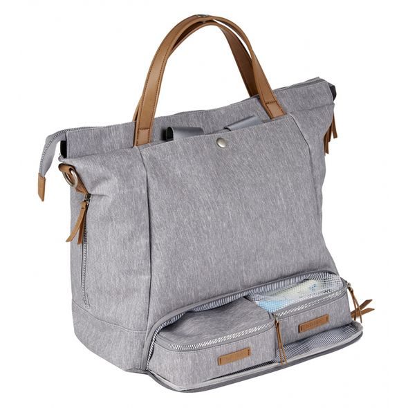 BABABING ERIN PŘEBALOVACÍ TAŠKA/BATOH, GREY MARL - PŘEBALOVACÍ TAŠKY - KOČÁRKY A PŘÍSLUŠENSTVÍ