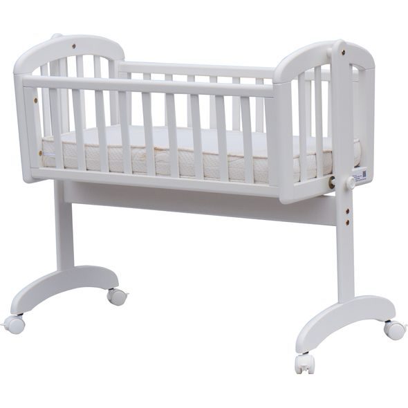 SCARLETT DĚTSKÁ KOLÉBKA SCARLETT ARDI BÍLÁ 90X41CM - KOŠÍKY A KOLÉBKY - SPINKÁNÍ