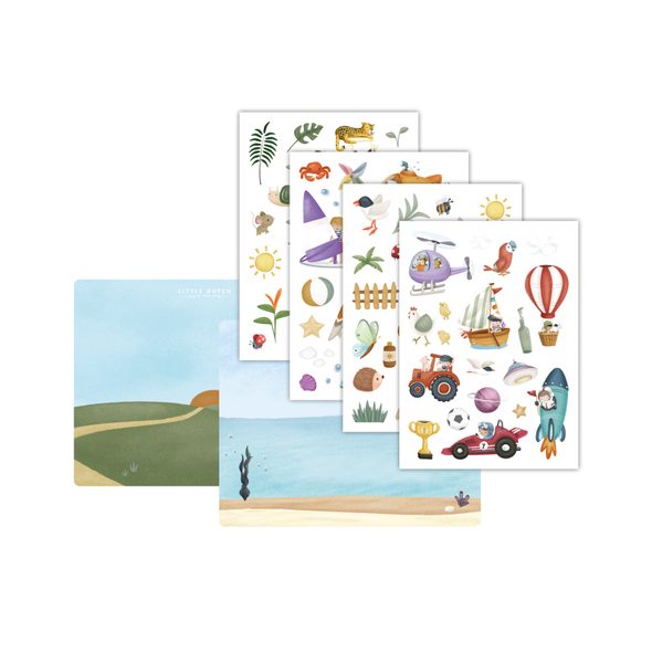 LITTLE DUTCH SAMOLEPKY NA OKNO JIM & FRIENDS - LITTLE DUTCH - PRO DĚTI