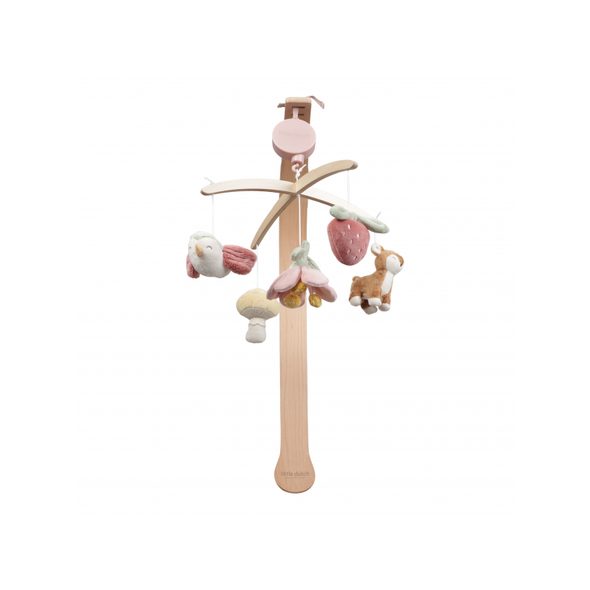LITTLE DUTCH HUDEBNÍ KOLOTOČ DŘEVĚNÝ FAIRY GARDEN - KOLOTOČE NA POSTÝLKU - PRO DĚTI