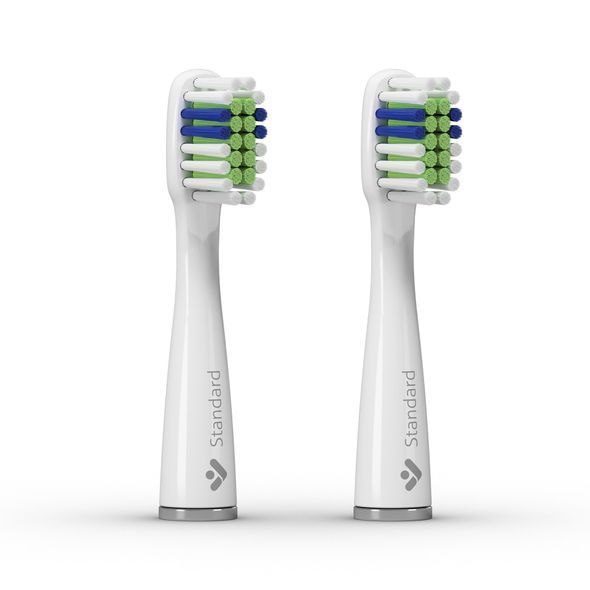 TRUELIFE SONICBRUSH SLIM-SERIES HEADS STANDARD WHITE 2 PACK - ZUBNÍ KARTÁČKY A PASTY - KOUPÁNÍ A ZDRAVÍ