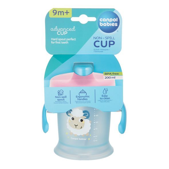 CANPOL BABIES NEVYLÉVACÍ HRNÍČEK BUNNY & COMPANY 200 ML - KOJENECKÉ LAHVE - KRMENÍ