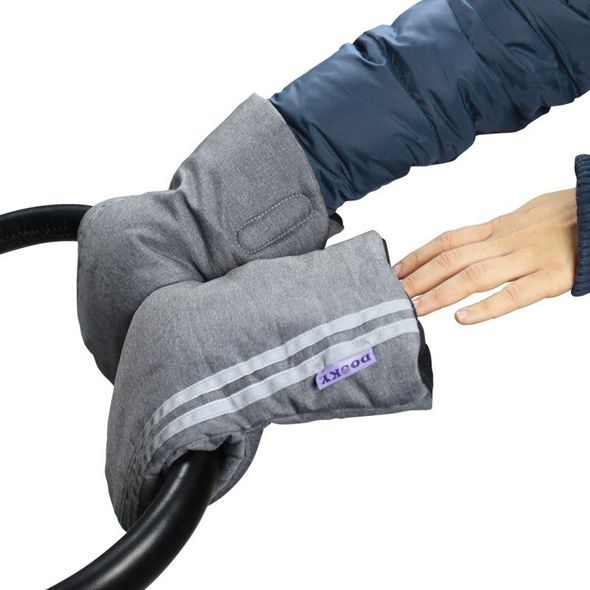 DOOKY RUKÁVNÍK MITTENS GREY - RUKÁVNÍKY NA KOČÁREK - KOČÁRKY A PŘÍSLUŠENSTVÍ