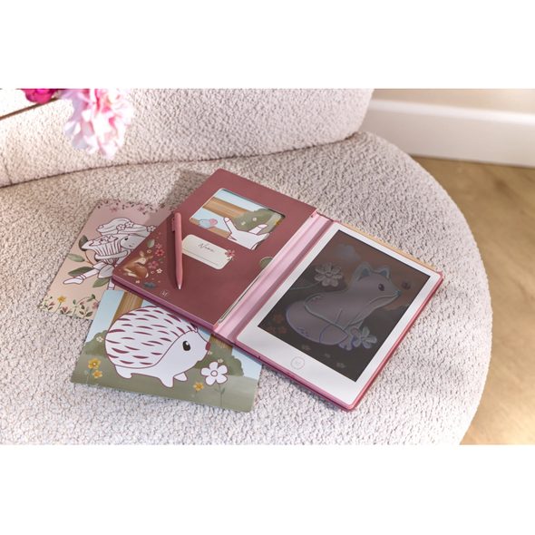 LITTLE DUTCH KRESLICÍ TABLET PINK FAIRY GARDEN - FAIRY GARDEN - PRO DĚTI