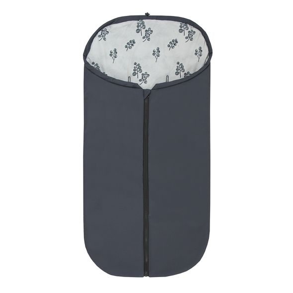 EMITEX FUSAK 2V1 COCOON SOFTSHELL GREY BLOOMS - FUSAKY DO KOČÁRKU - KOČÁRKY A PŘÍSLUŠENSTVÍ