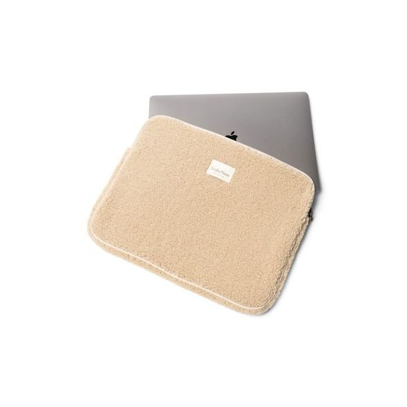 STUDIO NOOS TEDDY OBAL NA LAPTOP 15´ ECRU - ORGANIZÉRY A KOŠÍKY - KOČÁRKY A PŘÍSLUŠENSTVÍ