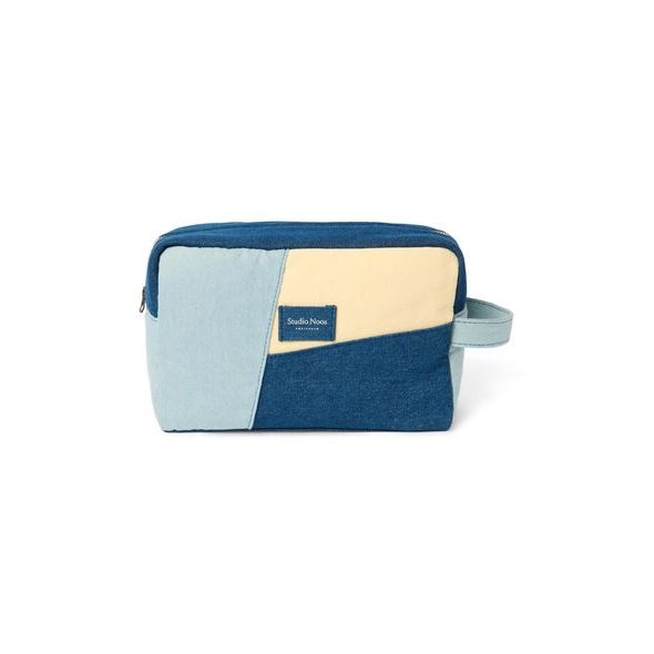 STUDIO NOOS PATCHWORK TOILETRY TOALETNÍ TAŠTIČKA DENIM - ORGANIZÉRY A KOŠÍKY - KOČÁRKY A PŘÍSLUŠENSTVÍ