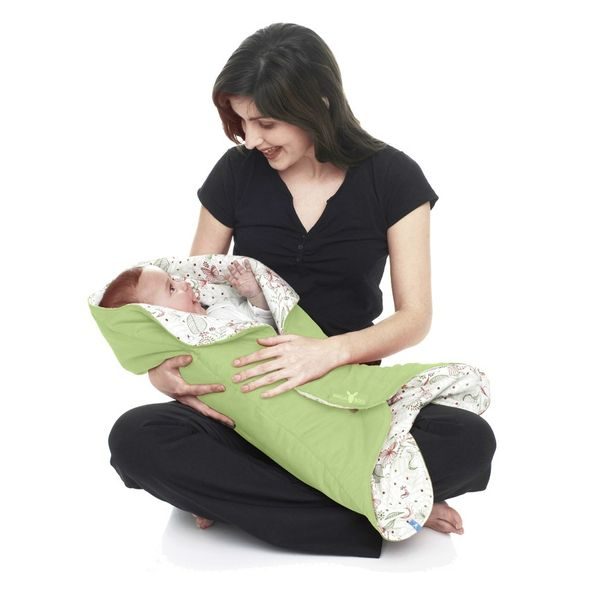 WALLABOO BABY BLANKET LEAF  - ELEGANT PRINT  - ZAVINOVAČKY - SPINKÁNÍ