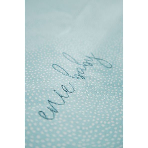 ENIE BABY POVLEČENÍ BAVLNĚNÉ DOTS BLUE 100X135 A 40X60 CM - POVLEČENÍ DO POSTÝLKY - SPINKÁNÍ