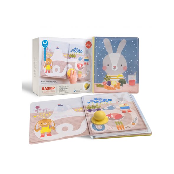 TAF TOYS KOUZELNÁ KNÍŽKA S MALOVÁNÍM VODOU - KNÍŽKY PRO NEJMENŠÍ - PRO DĚTI