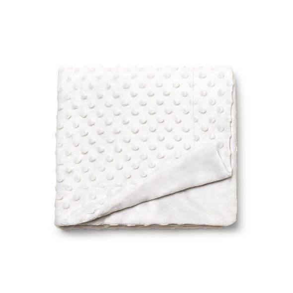 INTERBABY DEKA EXTRA MĚKKÁ KULIČKY - BÍLÁ - DĚTSKÉ DEKY PRO MIMINKA - SPINKÁNÍ