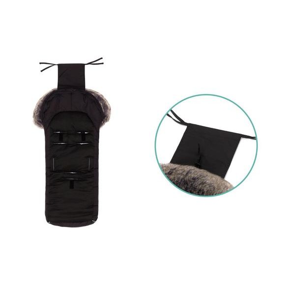 FILLIKID FUSAK ZIMNÍ MAVENSI BLACK - FUSAKY DO KOČÁRKU - KOČÁRKY A PŘÍSLUŠENSTVÍ