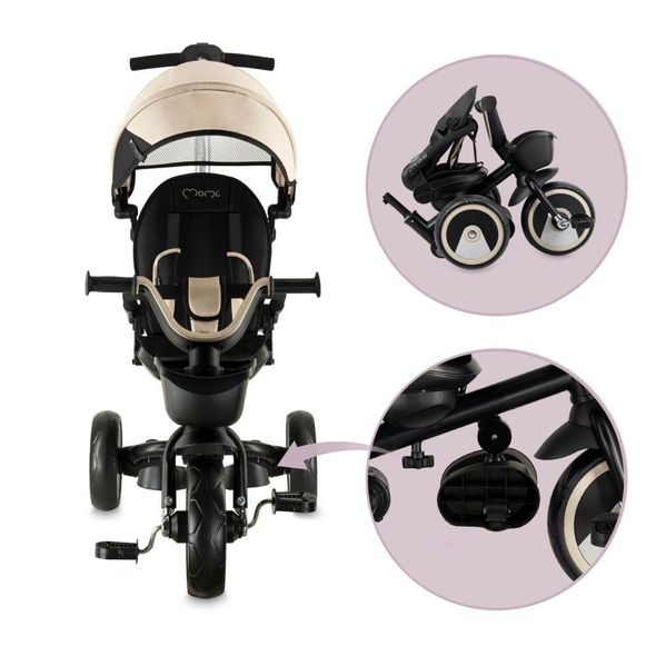 MOMI TŘÍKOLKA MOMI IVI BÉŽOVÁ - TŘÍKOLKY ŠLAPACÍ - NOŠENÍ & SPORT