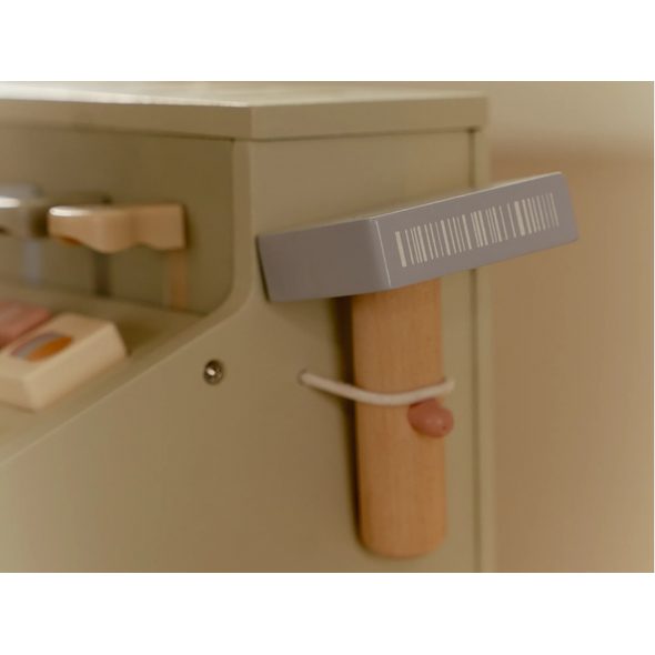 LITTLE DUTCH POKLADNA SE SKENEREM A ČTEČKOU KARET DŘEVĚNÁ - LITTLE DUTCH - PRO DĚTI