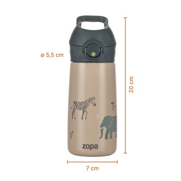 ZOPA TERMOSKA NA PITÍ S PÍTKEM 400 ML - SPORTOVNÍ LAHVE - KRMENÍ