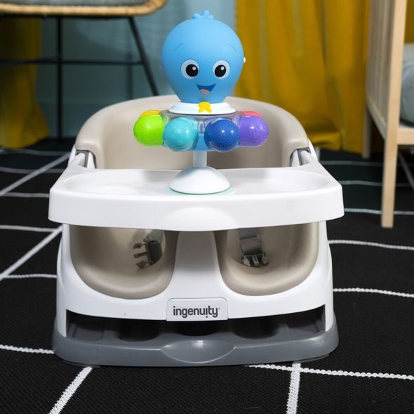 BABY EINSTEIN HRAČKA SENZORICKÁ CHOBOTNICE S PŘÍSAVKOU OPUS'S SPIN & SEA™ 3M+ - HRAČKY SE ZVUKY - PRO DĚTI