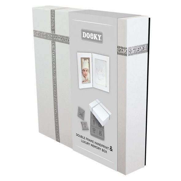 DOOKY DOUBLE FRAME HANDPRINT & LUXURY MEMORY BOX - OTISKY A ALBA - PRO MAMINKY