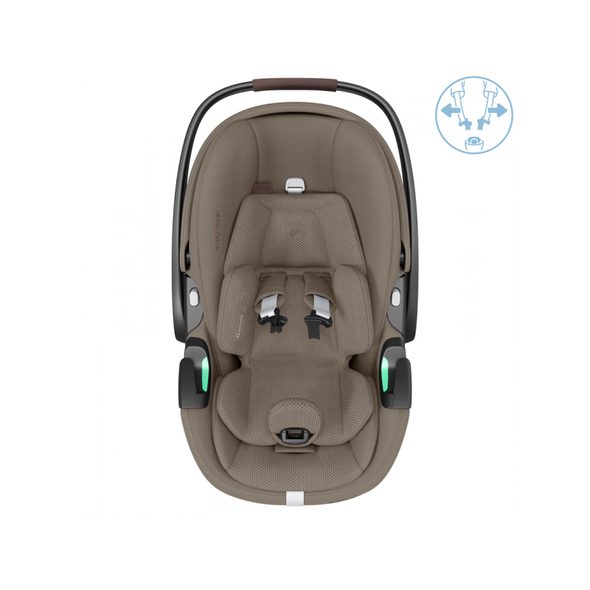 MAXI-COSI PEBBLE 360 PRO 2 AUTOSEDAČKA TWILLIC TRUFFLE + ZÁKLADNA FAMILYFIX 360 PRO - AUTOSEDAČKY 0-13KG - AUTOSEDAČKY A PŘÍSLUŠENSTVÍ