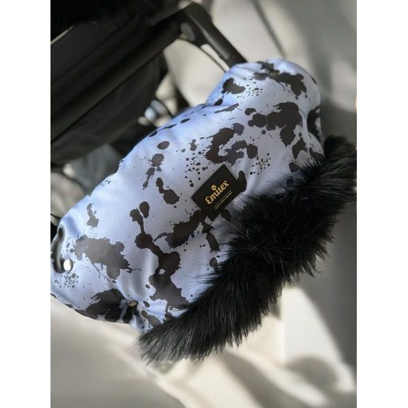 EMITEX RUKAVNÍK LUXURY BLUE SPLASH - RUKÁVNÍKY NA KOČÁREK - KOČÁRKY A PŘÍSLUŠENSTVÍ