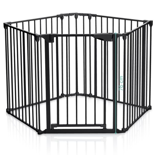 FILLIKID PROSTOROVÁ BEZPEČNOSTNÍ ZÁBRANA BLACK - BEZPEČNOST DĚTÍ V DOMÁCNOSTI - KOUPÁNÍ A ZDRAVÍ