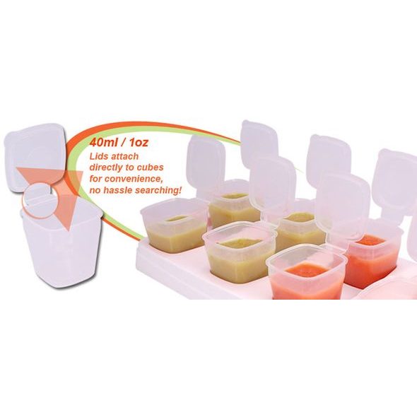 BABY CUBES ZÁSOBNÍKY PRO ULOŽENÍ DĚTSKÉ VÝŽIVY - MISKY, TALÍŘKY A PODLOŽKY - KRMENÍ