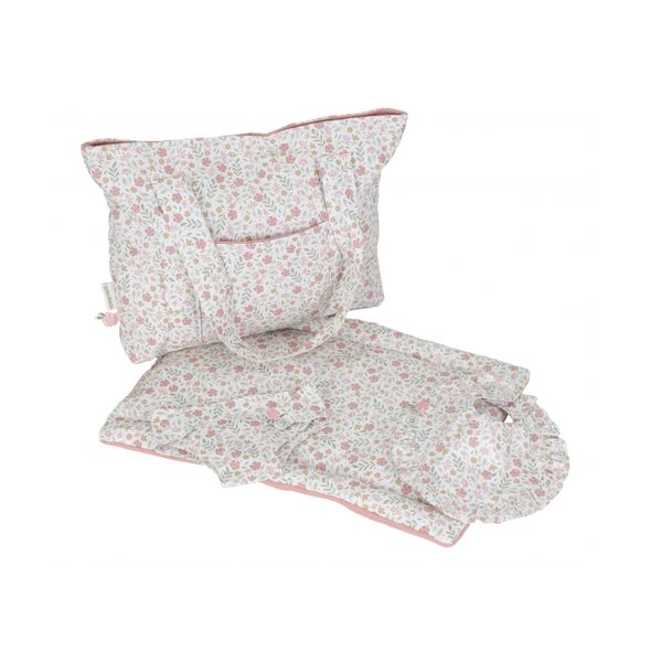 LITTLE DUTCH PŘEBALOVACÍ TAŠKA PRO PANENKY SOFT FLOWERS - LITTLE DUTCH - PRO DĚTI