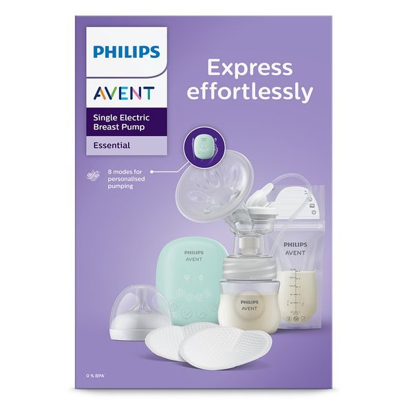PHILIPS AVENT ODSÁVAČKA MATEŘSKÉHO MLÉKA ELEKTRICKÁ SADA ESSENTIAL SCD323/20 - ODSÁVAČKY MATEŘSKÉHO MLÉKA - KRMENÍ