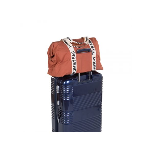 CHILDHOME PŘEBALOVACÍ TAŠKA MOMMY BAG CANVAS TERRACOTTA - PŘEBALOVACÍ TAŠKY - KOČÁRKY A PŘÍSLUŠENSTVÍ