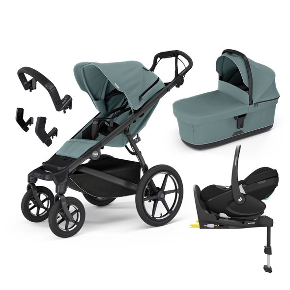 THULE TROJKOMBINACE 6V1 URBAN GLIDE 4-WHEEL + BASSINET + PŘÍSLUŠENSTVÍ 2024 + MAXI-COSI PEBBLE 360 PRO² + ZÁKLADNA FAMILYFIX 360 PRO - KOMBINACE S PŘÍSLUŠENSTVÍM - KOČÁRKY A PŘÍSLUŠENSTVÍ