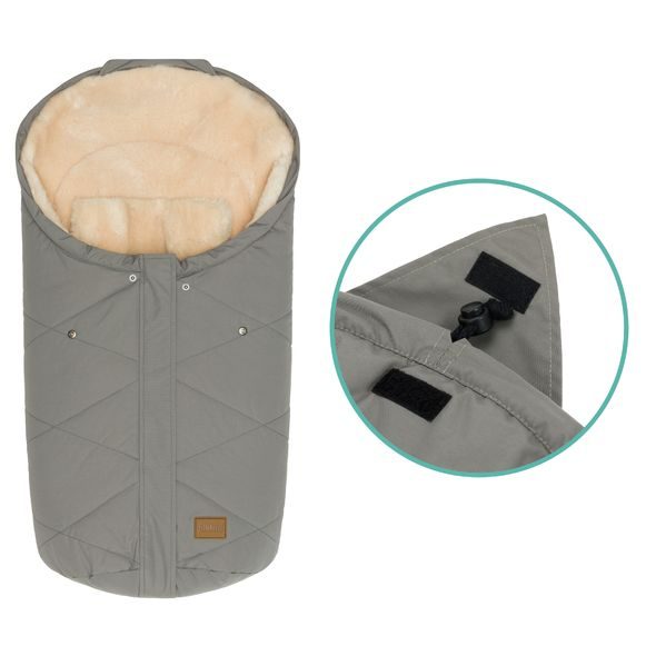 FILLIKID FUSAK ZIMNÍ VEGAN STYLE GREY - FUSAKY DO KOČÁRKU - KOČÁRKY A PŘÍSLUŠENSTVÍ