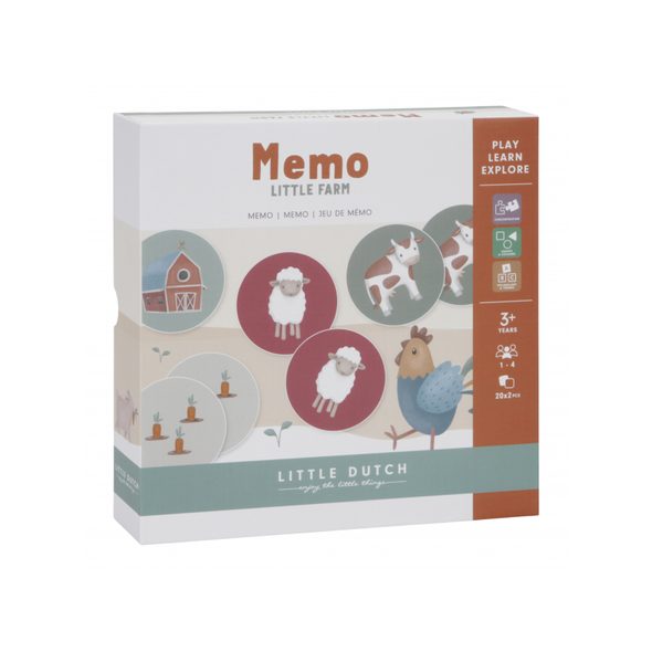 LITTLE DUTCH PEXESO FARMA - KARTY - PRO DĚTI