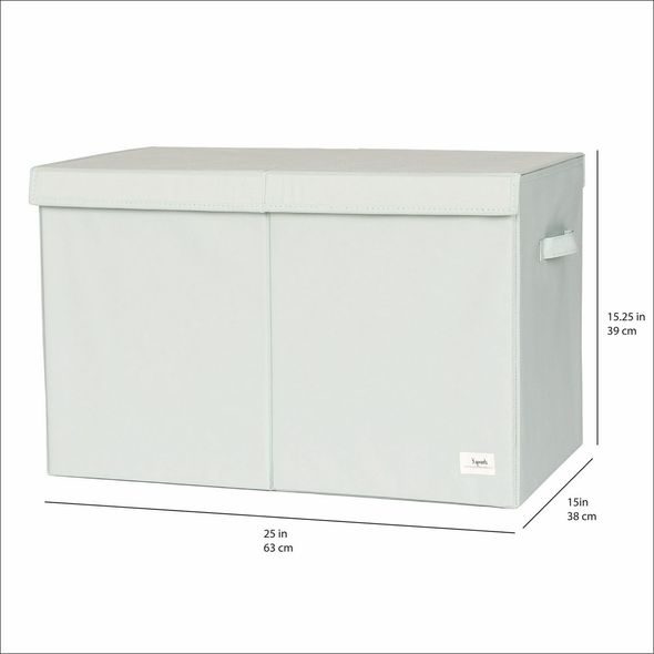 3 SPROUTS TRUHLA NA HRAČKY RECYCLED SOLID/GREEN - BOXY NA HRAČKY - SPINKÁNÍ