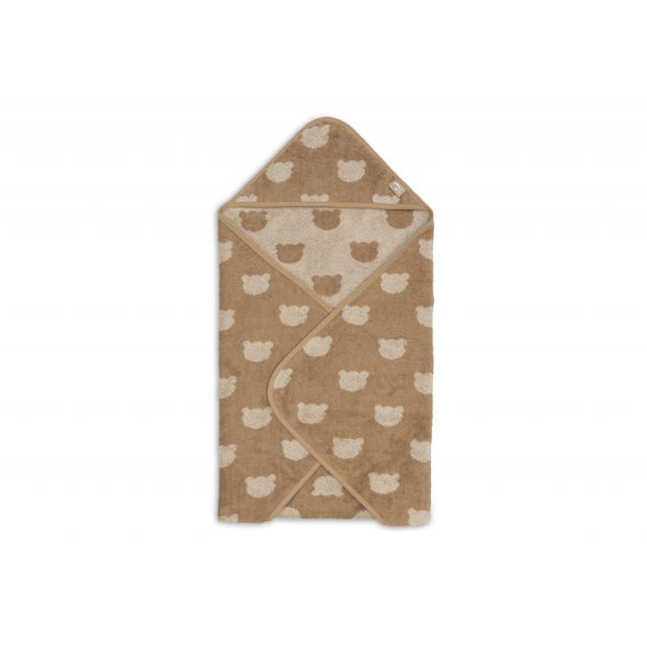 JOLLEIN OSUŠKA S KAPUCÍ FROTÉ 75X75 CM JACQUARD TEDDY BEAR - OSUŠKY A DĚTSKÉ ŽUPANY - KOUPÁNÍ A ZDRAVÍ