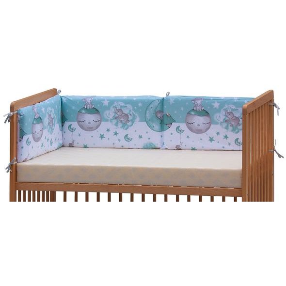 SCARLETT MANTINEL DO POSTÝLKY 4-DÍLNÝ LUCY TYRKYSOVÁ 180X30CM - MANTINELY - SPINKÁNÍ