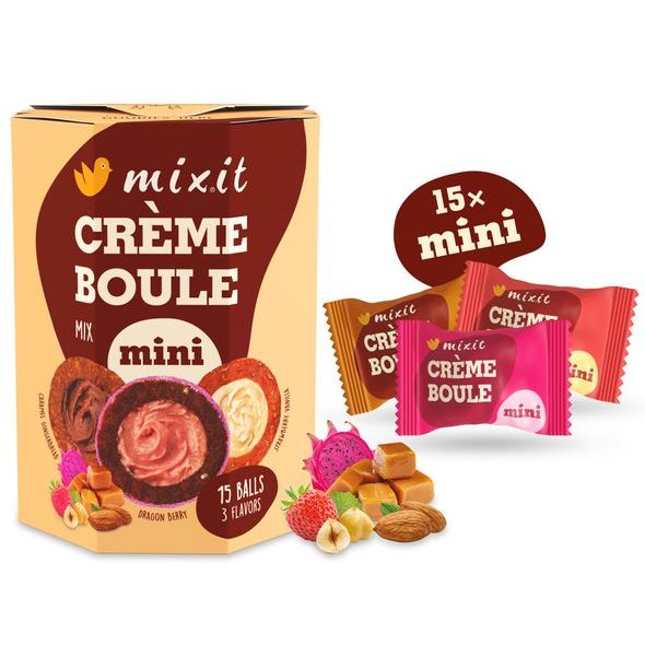 MINI CRÈME BOULE – MIX (15 KS) - SLADKÉ ZOBÁNÍ - PRO MAMINKY